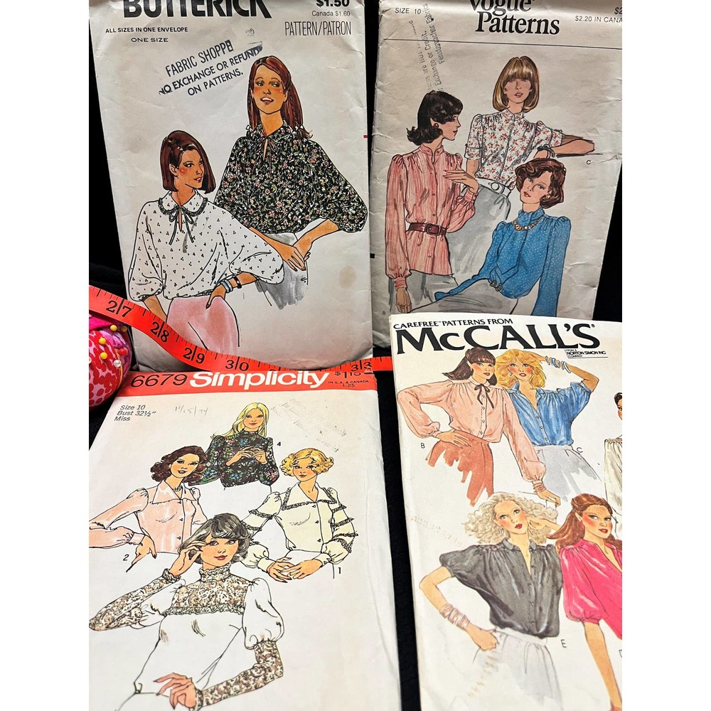 Fantastic    Butterick 6023 McCalls' 6536 RF  Simplicity 6679 RF Vogue 8812